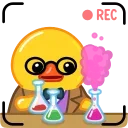 Utya Duck 2 emoji 👨‍🔬