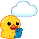 Utya Duck 2 emoji ☁️