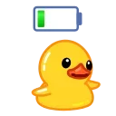 Стикер Utya Duck 2 🔋