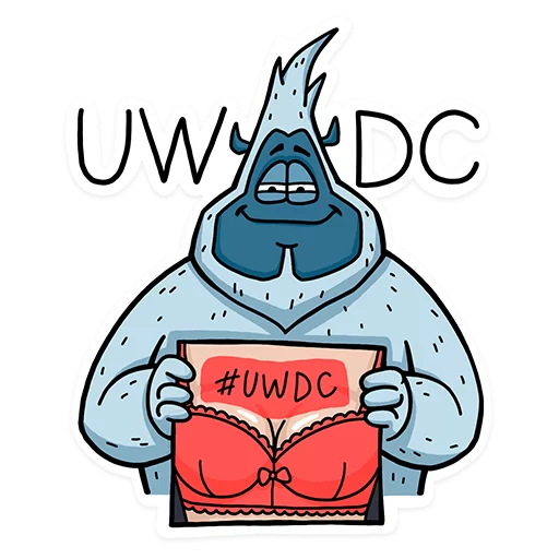 Telegram Sticker «Uwik» 😍