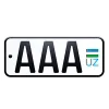 Uzbekistan Car Numbers emoji 🅰️