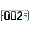 Емодзі телеграм Uzbekistan Car Numbers