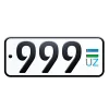Uzbekistan Car Numbers emoji 😎