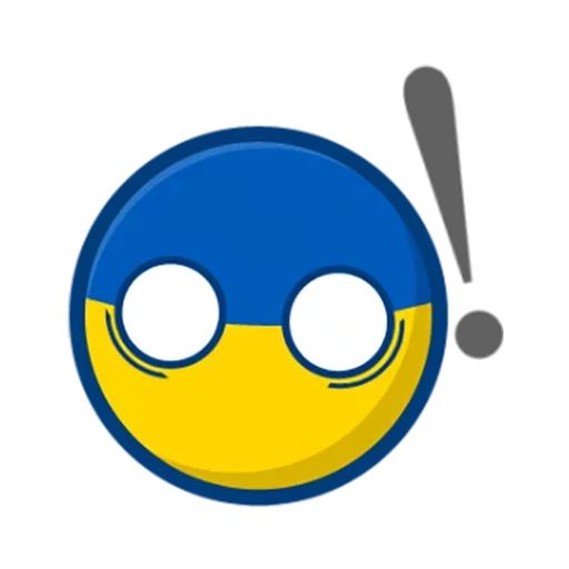 Telegram Sticker «Украї́на» 😳