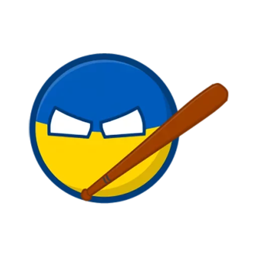 Telegram Sticker «Украї́на» 😠