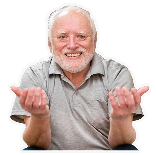 Telegram Sticker «Ultimate Harold» 🤷‍♂️