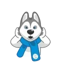 Ulayka The Husky emoji 😶