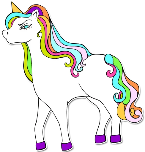 unicorn_kravez stiker 😩