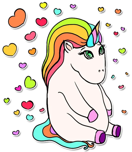 Telegram Sticker «unicorn_kravez» 🥰
