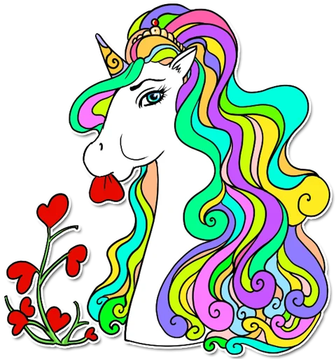 Стикер unicorn_kravez 💔