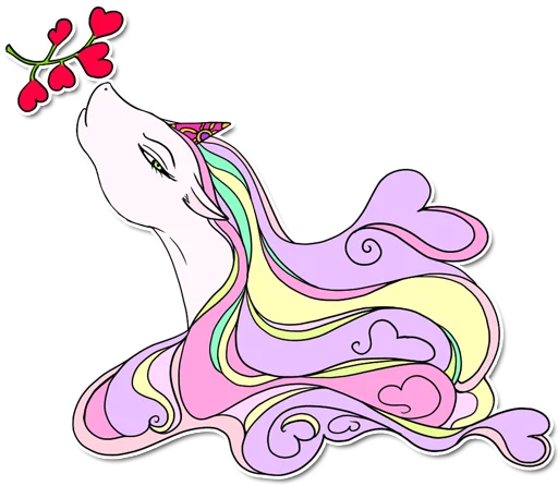 unicorn_kravez emoji 💓