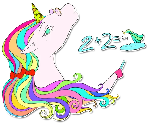 Telegram stiker «unicorn_kravez» 🤓