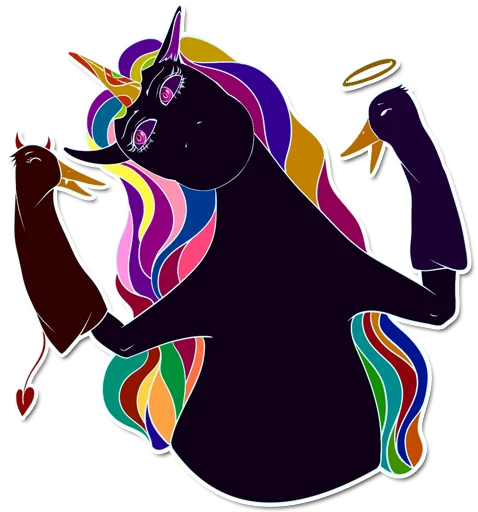 unicorn_kravez sticker 😈