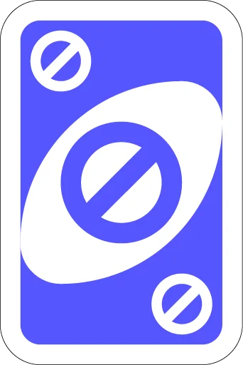 Стикер Telegram «UNO Cards» 🚫