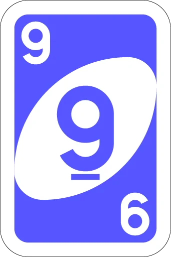 Telegram Sticker «UNO Cards» 9️⃣