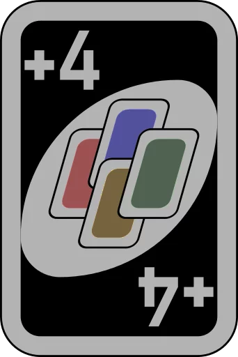 Стикер UNO CARDS 🃏