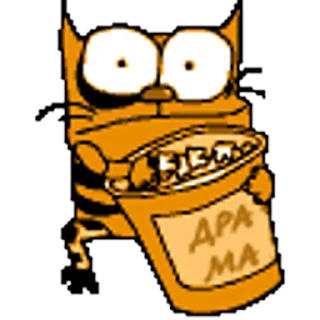 Упячка котэ с попкорном sticker 🧐
