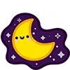Telegram emoji «Не в духе» 🌙