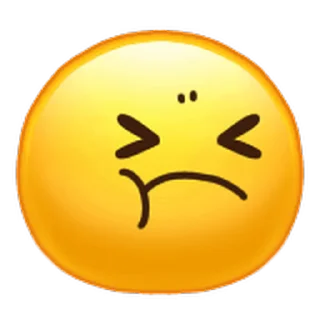 Стикер Usual Emoji  😩