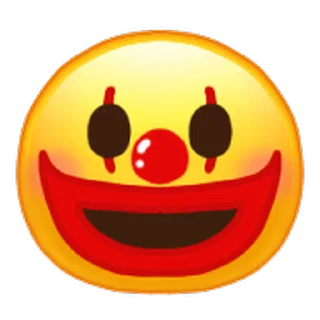 Стикер Usual Emoji  🤡