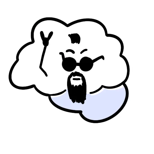 Облачно emoji 🤘