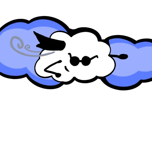Облачно emoji 👻