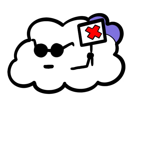 Облачно emoji 👎