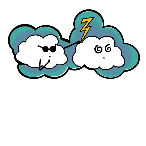 Облачно emoji ⚡️