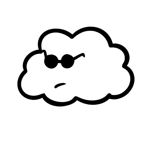 Облачно sticker 😒
