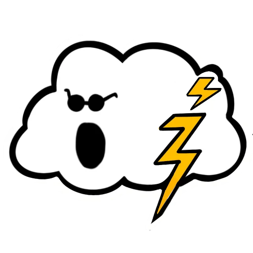 Облачно emoji ⚡️