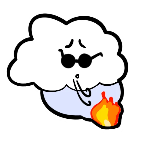 Облачно emoji 🔥