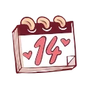 14 FEBRUARY emoji ❤️