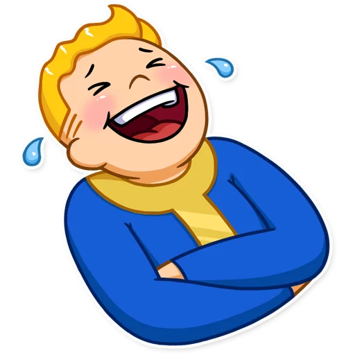Fallout Vault Boy emoji 😂