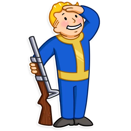 Fallout Vault Boy emoji 