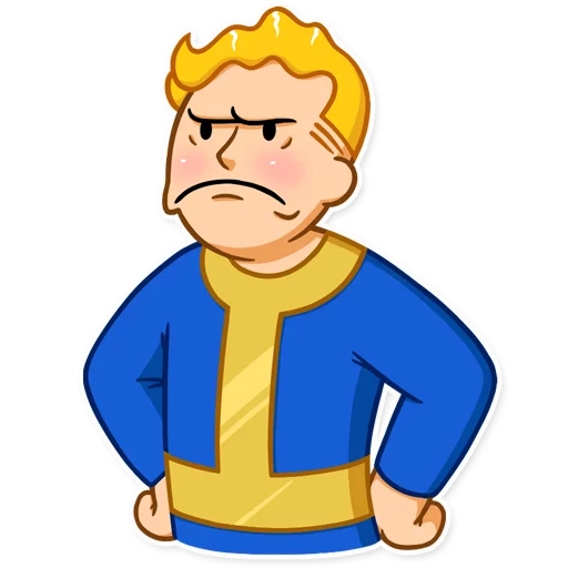 Эмодзи Fallout Vault Boy 
