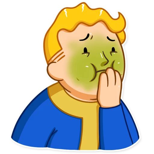 Эмодзи Fallout Vault Boy 