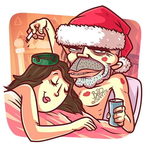 Эмодзи Very Bad Santa 👫