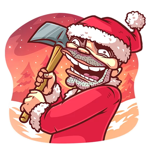 Емодзі Very Bad Santa 😁