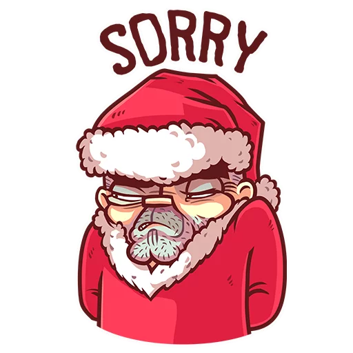 Стікер Telegram «Very Bad Santa» 🙇