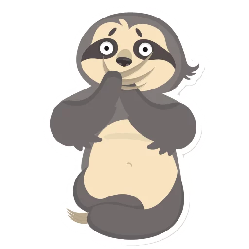 Lazy Sloth stiker 😆