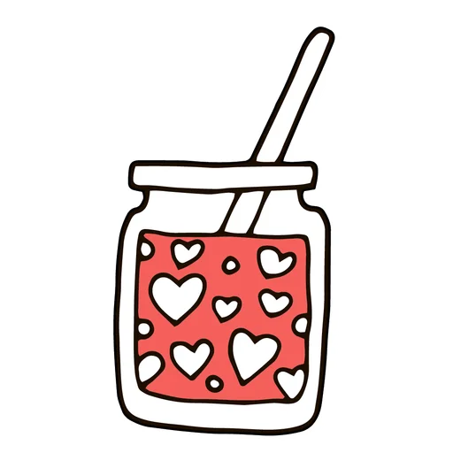Telegram Sticker «Happy Valentines Day» 🍰