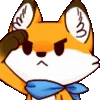 Vicksy fox 🦊 emoji 😠