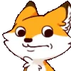 Vicksy fox 🦊 emoji 😐