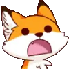 Vicksy fox 🦊 emoji 😳