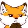Vicksy fox 🦊 emoji 🤔