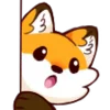 Vicksy fox 🦊 emoji 😮