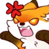 Vicksy fox 🦊 emoji 😡