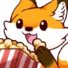 Vicksy fox 🦊 emoji 🍿