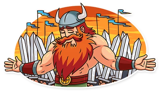 Telegram stiker «Viking» 👐