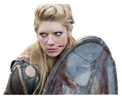 Telegram Sticker «Vikings» 👩‍🦱